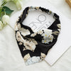 Satin Triangle Scarf Hair Accessories For Women Geometric Style