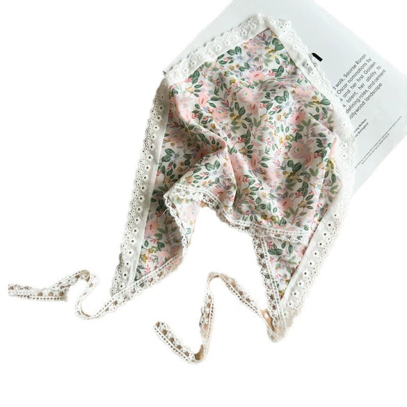 Scarf Lace Triangle Geometric Small Floral Daisy Hair Accessories