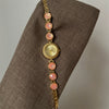 Secondhand Luxury Highend Colorful Women's Metal Bracelet Quartz Watch With Cat's Eye Chain And Round Dial