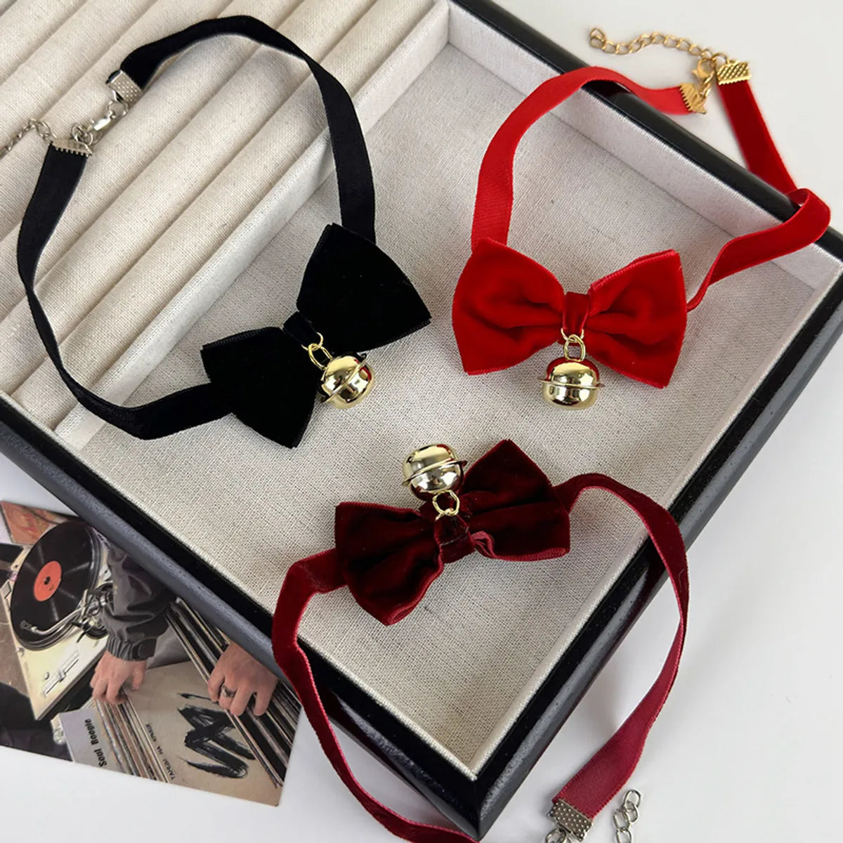 Sexy Bow Knot Cloth Plating Gold Plated Women'S Choker