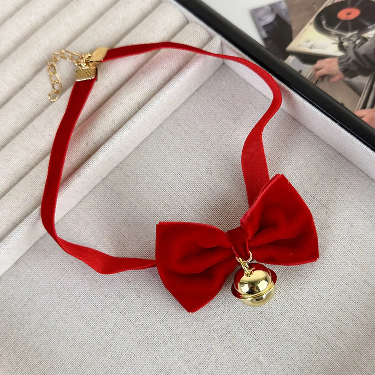 Sexy Bow Knot Cloth Plating Gold Plated Women'S Choker