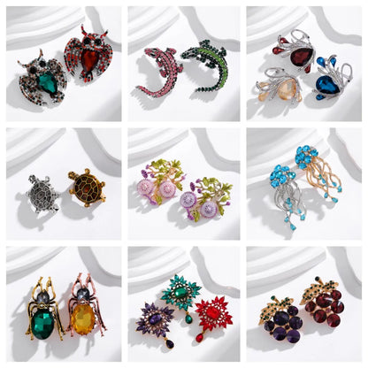 Sexy Streetwear Animal Flower Grape Alloy Inlay Zircon Unisex Brooches