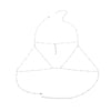 Sexy Women's Jewelry Copper Bead Mesh Snake Bone Chain Necklace With Rhinestone Pendant And Geometric Pattern Electroplated
