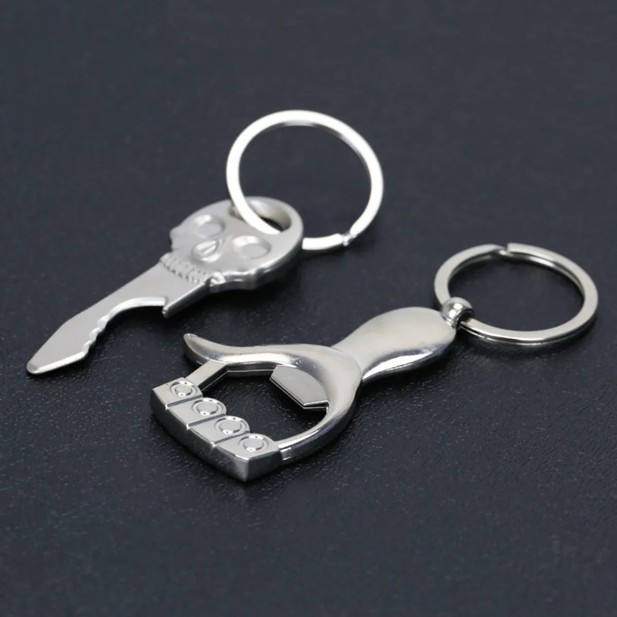 Shark Glossy Bottle Opener Metal Keychain Creative Small Gift