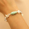 Shell And Ceramic Dopamine Starfish And Fish Pendant Necklace Electroplated Ocean Style For Women
