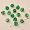 Shell Anemone Rose Flower Loose Beads For Bracelet Necklace Earrings Accessories