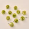 Shell Anemone Rose Flower Loose Beads For Bracelet Necklace Earrings Accessories
