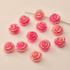 Shell Anemone Rose Flower Loose Beads For Bracelet Necklace Earrings Accessories