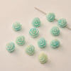 Shell Anemone Rose Flower Loose Beads For Bracelet Necklace Earrings Accessories