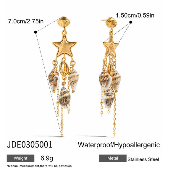 Shell Animal Zodiac Style Women's Highend Earrings