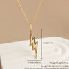 Shell Copper 18K Gold Plated Basic Commute Plating Inlay Devil'S Eye Palm Lightning Zircon Pendant Necklace