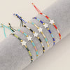 Shell Fivepointed Star Woven Bracelet For Women