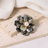 Shell Geometric Brooch Simple Style Electroplating