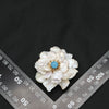 Shell Geometric Brooch Simple Style Electroplating