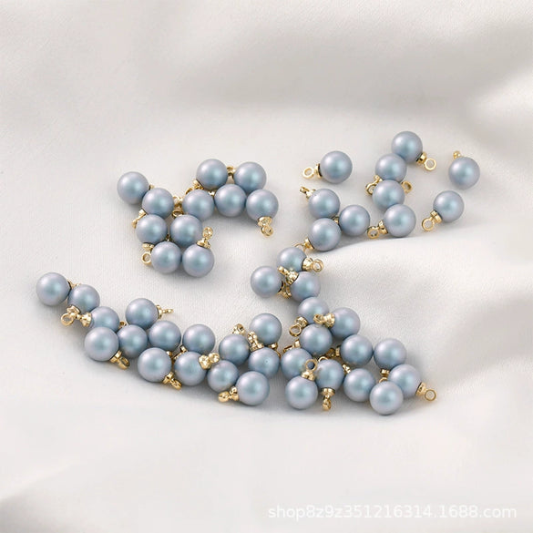 Shell Pearl Handmade Jewelry Accessories With Baking Paint Design