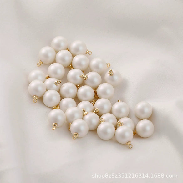 Shell Pearl Handmade Jewelry Accessories With Baking Paint Design