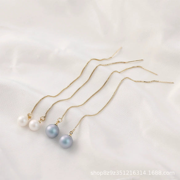 Shell Pearl Handmade Jewelry Accessories With Baking Paint Design