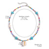 Shell Pendant Necklace With Pearl Chain Star Geometric Animal Zodiac Pure Handmade For Women
