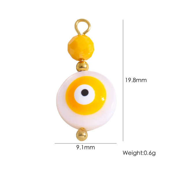 Shell Stainless Steel Accessories Handmade Geometric Fivepointed Star Flower Pendant