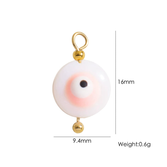 Shell Stainless Steel Accessories Handmade Geometric Fivepointed Star Flower Pendant