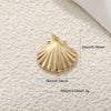 Shell Starfish Conch Animal Style Copper Jewelry Accessories Electroplated Bracelet Necklace Keychain Pendant