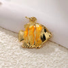 Shell Starfish Conch Animal Style Copper Jewelry Accessories Electroplated Bracelet Necklace Keychain Pendant