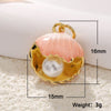Shell Starfish Conch Animal Style Copper Jewelry Accessories Electroplated Bracelet Necklace Keychain Pendant