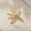 Shell Starfish Conch Animal Style Copper Jewelry Accessories Electroplated Bracelet Necklace Keychain Pendant