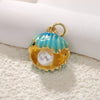 Shell Starfish Conch Animal Style Copper Jewelry Accessories Electroplated Bracelet Necklace Keychain Pendant