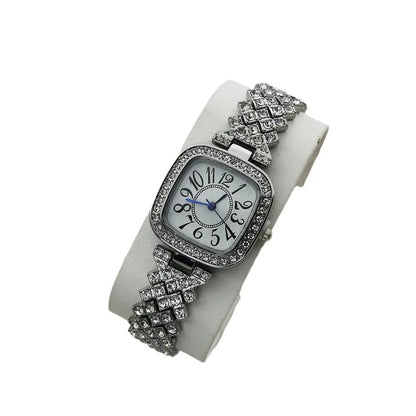 Shiny Solid Color Jewelry Buckle Quartz Women'S Watches