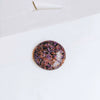 Shoe And Mobile Phone Case Accessories Acrylic Plastic Resin Round Irregular Gold Foil Glitter Dripping Oil Style