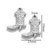 Shoes Shaped Stainless Steel Jewelry Accessories For Diy Bracelet Necklace Bag Hanging With Electroplating
