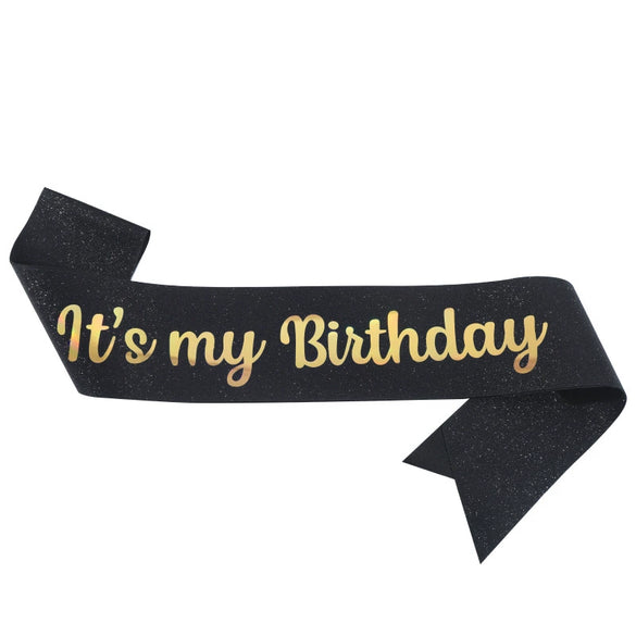 Shoulder Strap Belt Party Decoration Glitter Cloth Bronzing