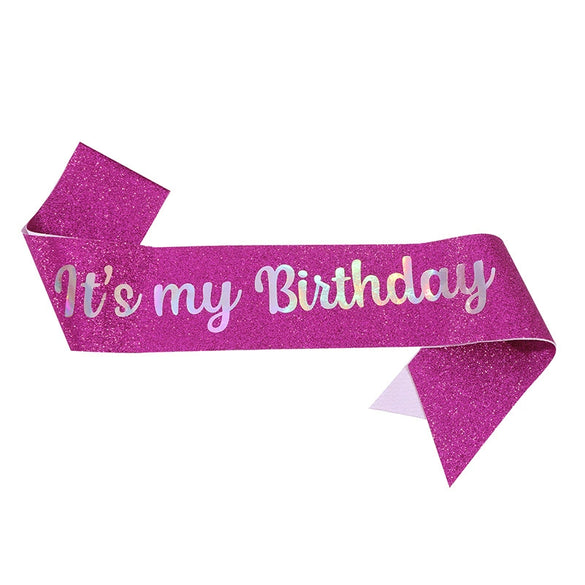 Shoulder Strap Belt Party Decoration Glitter Cloth Bronzing