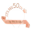 Shoulder Strap Hair Band Set And Birthday Crown Metal Semimanual Semimechanical