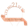 Shoulder Strap Hair Band Set And Birthday Crown Metal Semimanual Semimechanical