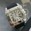 Silicone Alloy Stainless Steel Men's Square Casual Quartz Watch