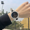 Silicone Band Watch Alloy Case Round Dial Casual Style