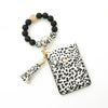 Silicone Bead Card Bag Sunflower Snake Women's Handmade Geometric Bracelet Keychain Mini Wallet