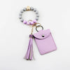Silicone Bead Tassel Bracelet And Card Holder