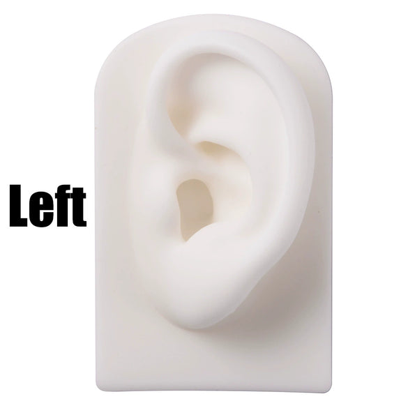 Silicone Display Earrings Semicircular Rectangular Fashion Geometric Ear Pattern