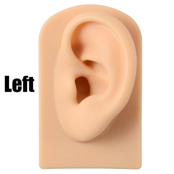 Silicone Display Earrings Semicircular Rectangular Fashion Geometric Ear Pattern