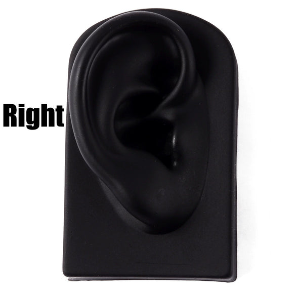 Silicone Display Earrings Semicircular Rectangular Fashion Geometric Ear Pattern