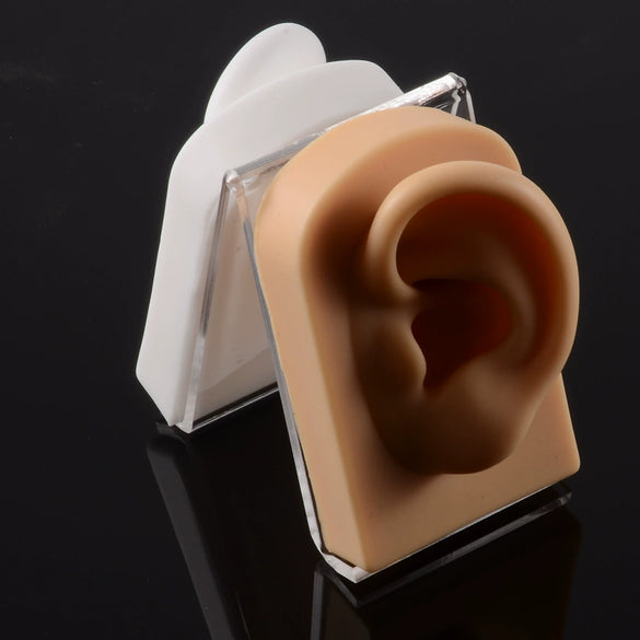 Silicone Display Earrings Semicircular Rectangular Fashion Geometric Ear Pattern