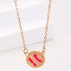 Silicone Geometric Basketball Pendant Handmade Unisex Sports Style Necklace Jewelry