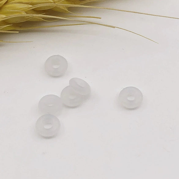 Silicone Nonslip Moving Spacer Beads Handmade Diy Jewelry Accessories For Bracelet And Necklace