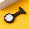 Silicone Plastic Stainless Steel Fashion Unisex Round Dial Tshaped Pocket Pin Hanging Watch