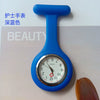 Silicone Plastic Stainless Steel Fashion Unisex Round Dial Tshaped Pocket Pin Hanging Watch
