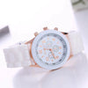 Silicone Plastic Watch Fashionable Colorful Round Student Watch For Boys And Girls