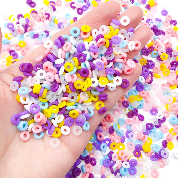 Silicone Ring Positioning Beads For Diy Bracelet Necklace With Epoxy Process